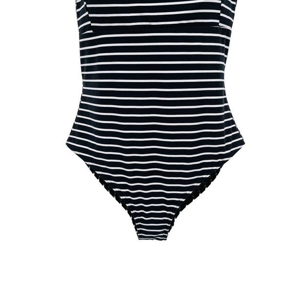 Sea Level Swim Australia Charmarel Square Neck One Piece Bikini Swimsuit Stripe - Picture 9 of 13